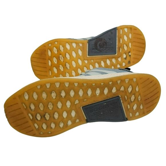 ADIDAS Boost Sneakers Women's 8 Blue NMD_R2 Raw Steel Tennis Shoes Running - Picture 9 of 11